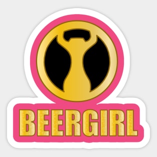 Beergirl Sticker